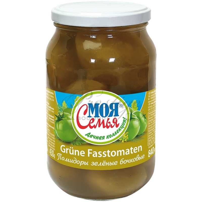 Tomates vertes marinees "Moja semja"